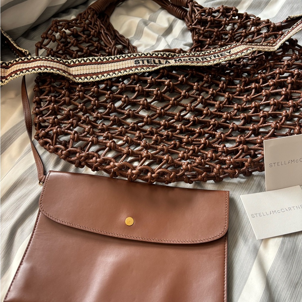 Stella McCartney Brown knotted bag - Picture 5 of 13